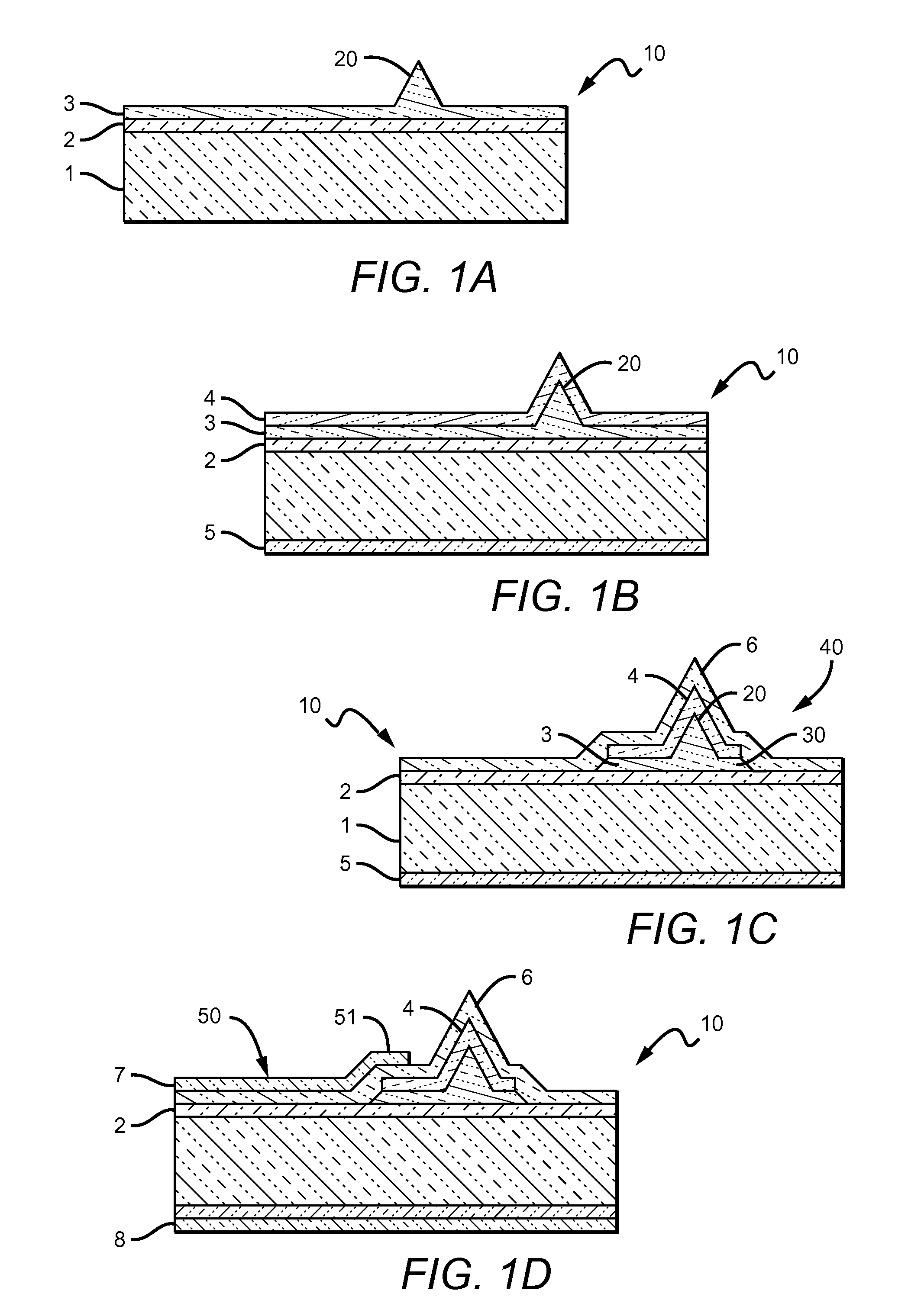 Scanning probe devices and methods for fabricating same
