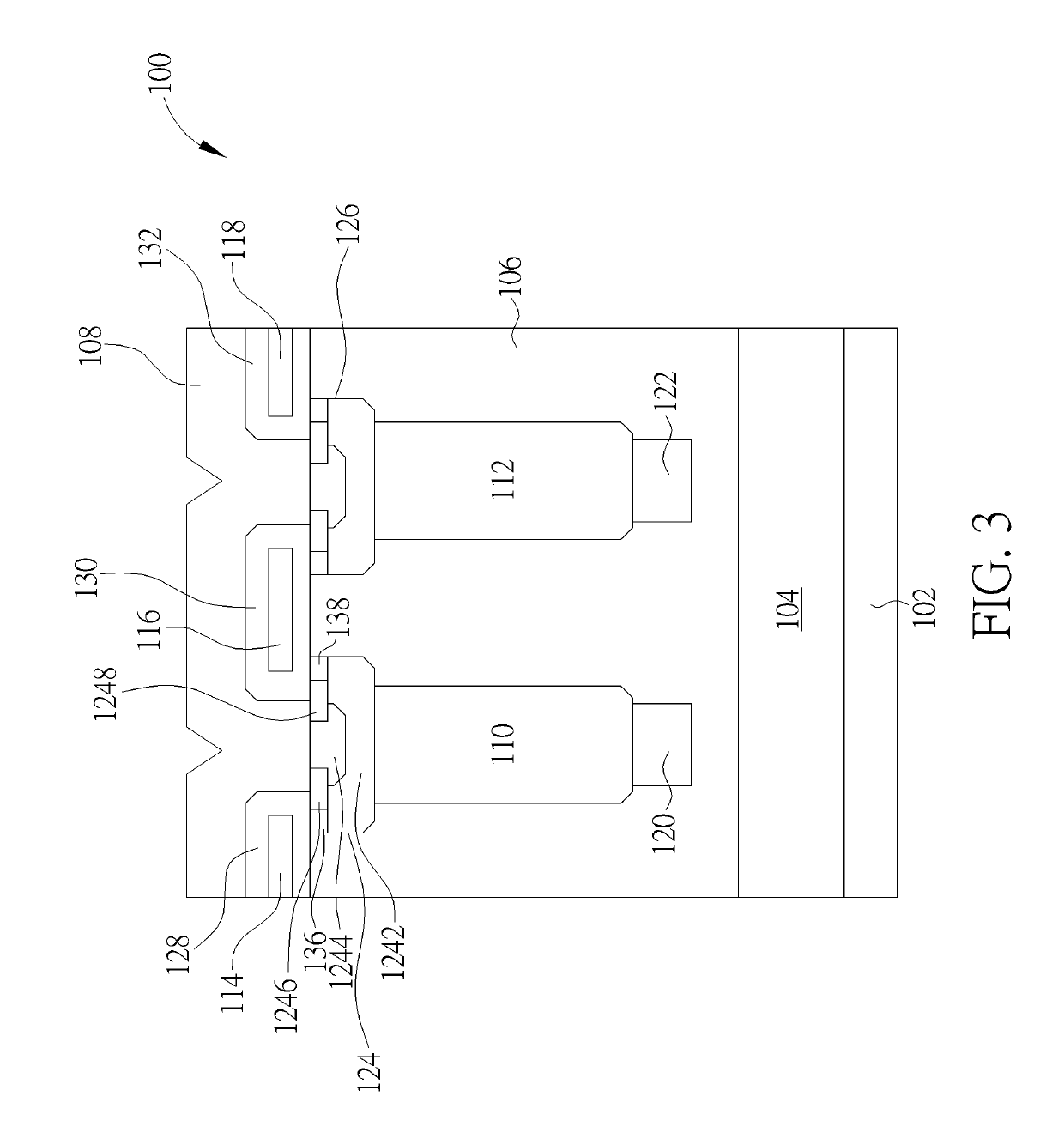 Power metal-oxide-semiconductor field-effect transistor device with three-dimensional super junction and fabrication method thereof