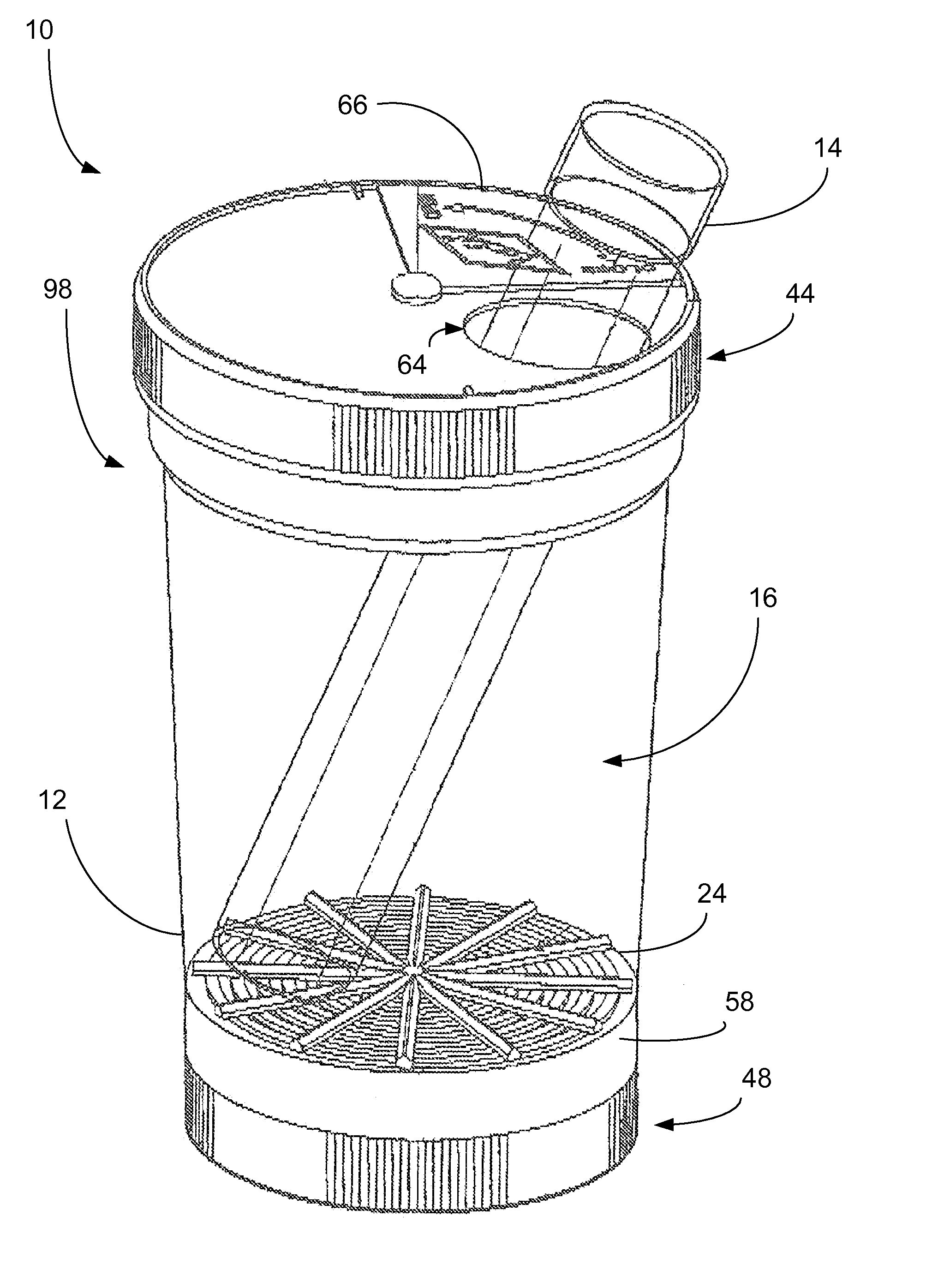 Insect dusting apparatus and method