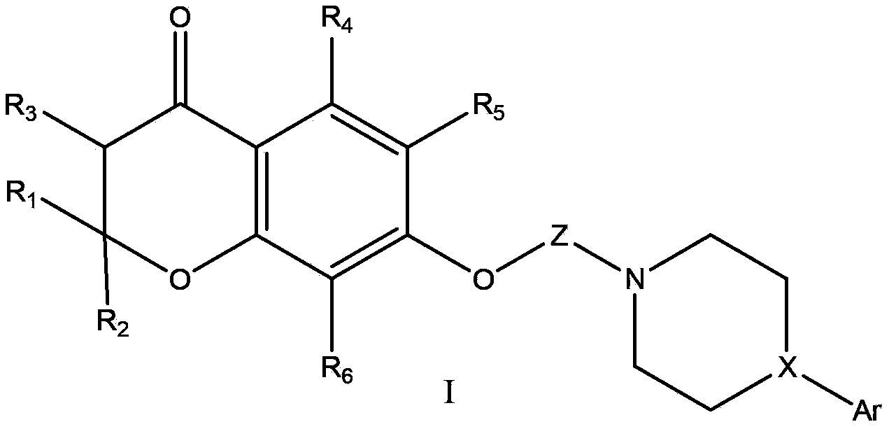 Flavonoid derivative and application thereof