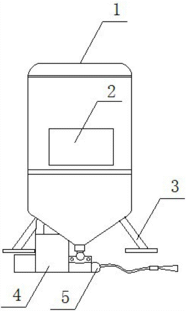 Limewater spraying device for casting automobile shell mold