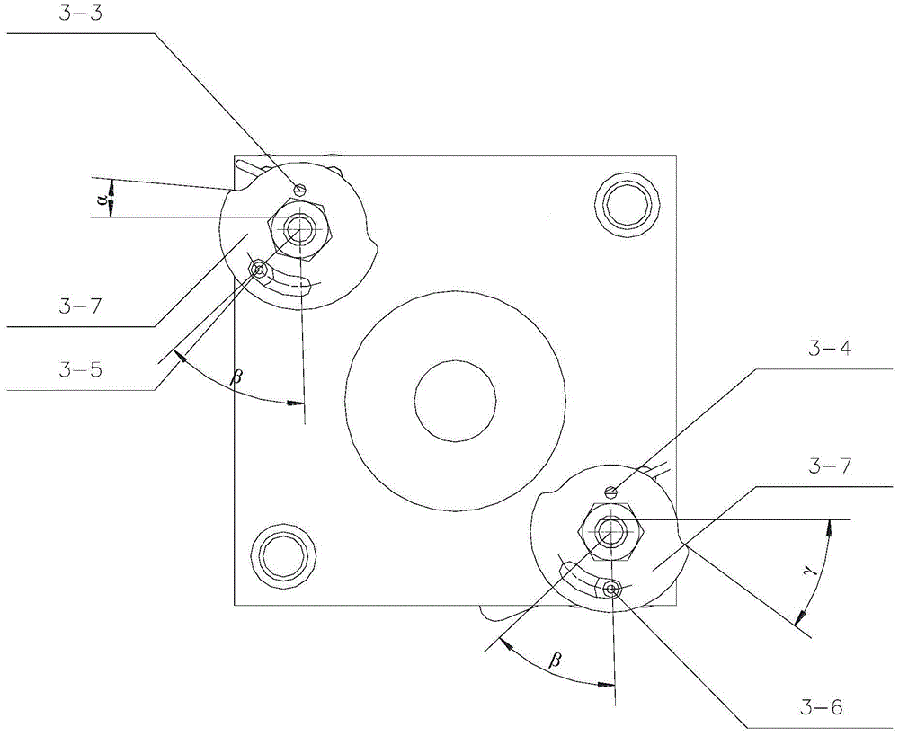 A manual interlocking and locking device with three-station mechanism controlling point-to-point function