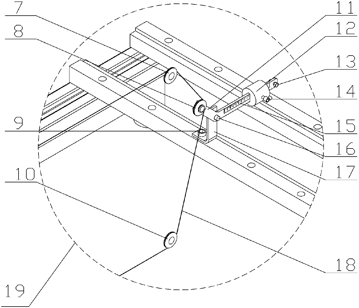 Manual adjustable tension wire tightening mechanism