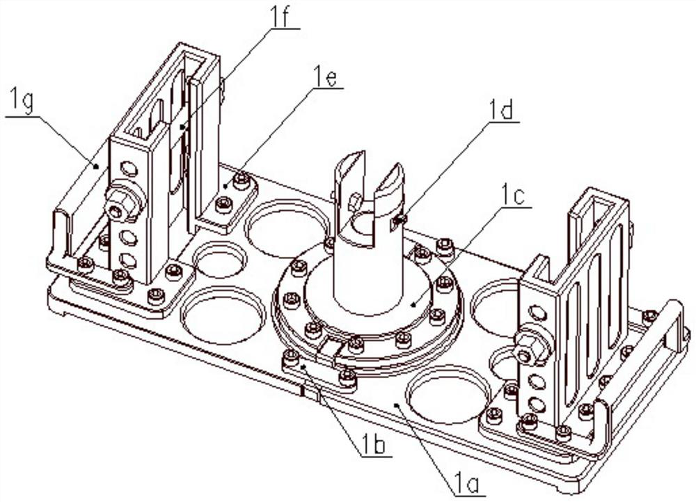 A high-pressure turbine rotor assembly air-guiding runway installation and positioning device and method