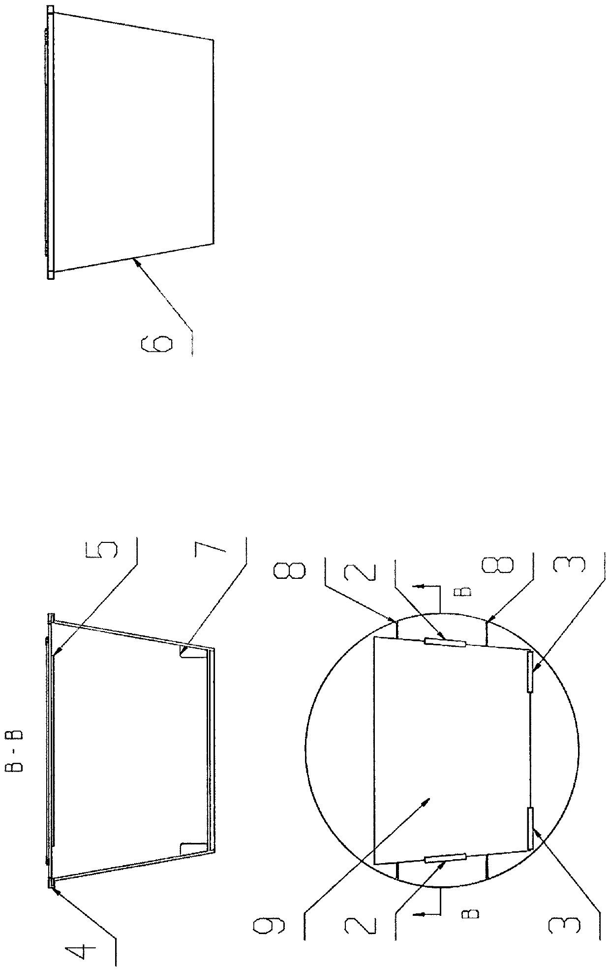 Take-out box with refuse classification and storage functions