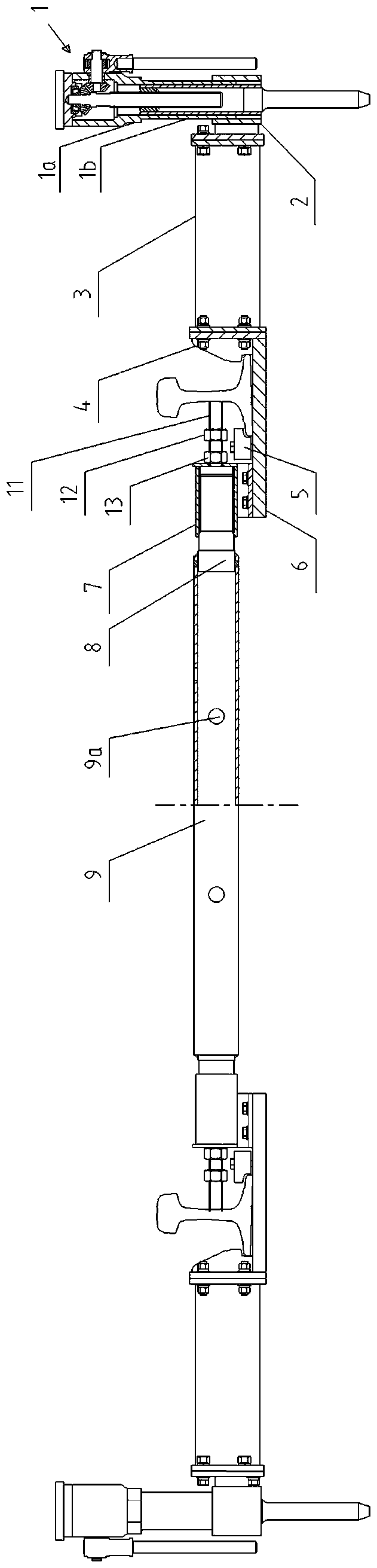 A track adjustment device