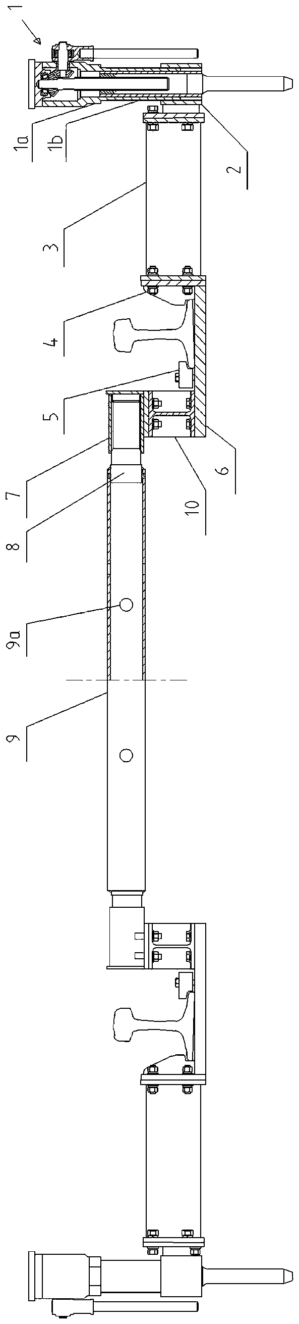 A track adjustment device