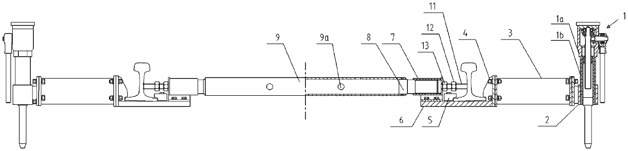 A track adjustment device