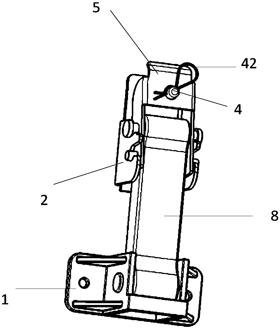 A kind of hood main lock structure and automobile