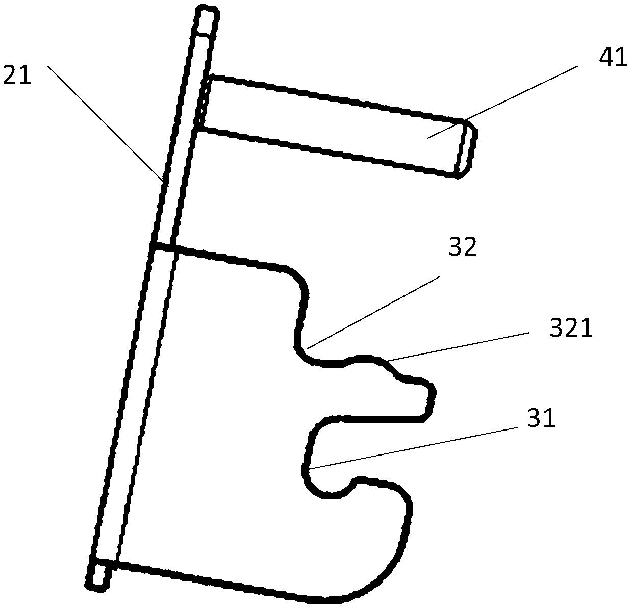 A kind of hood main lock structure and automobile