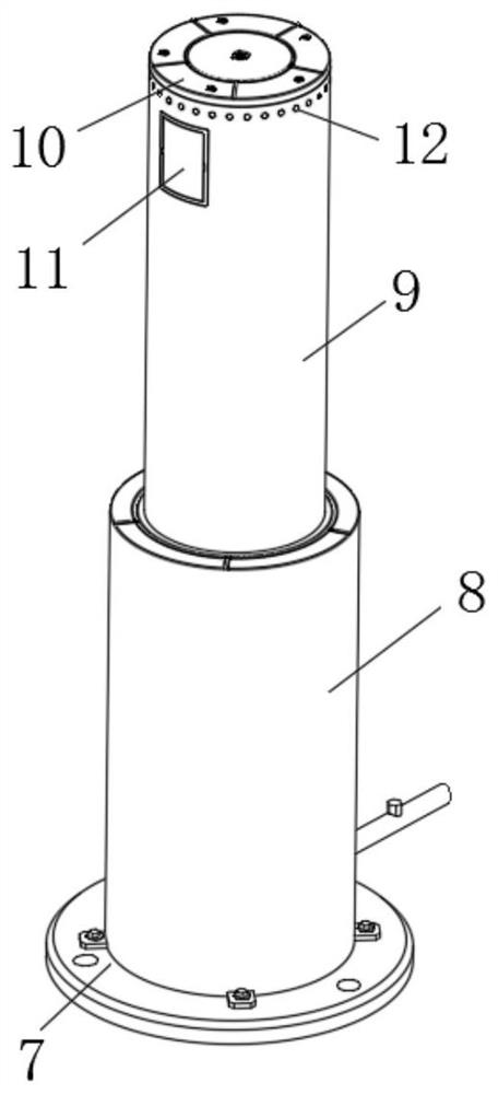 Shallow-buried roadblock capable of ascending and descending quickly