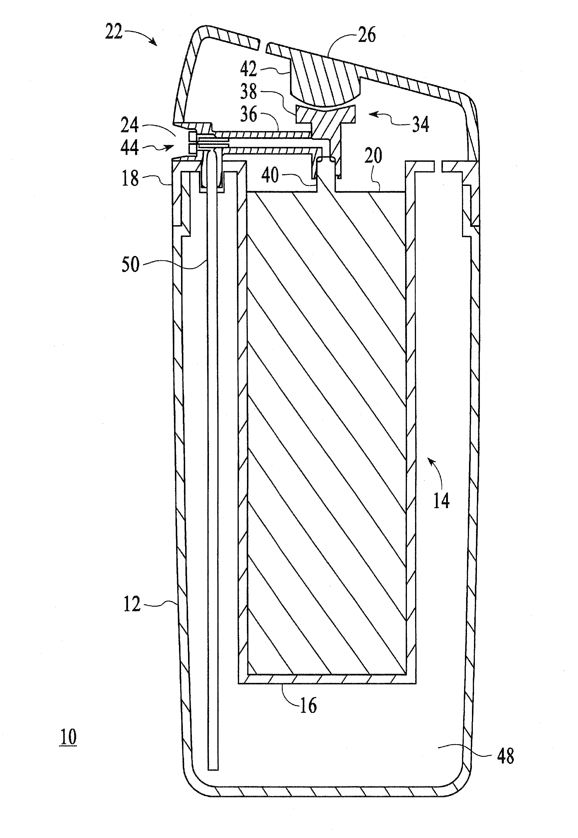 Dual Chamber Aerosol Container