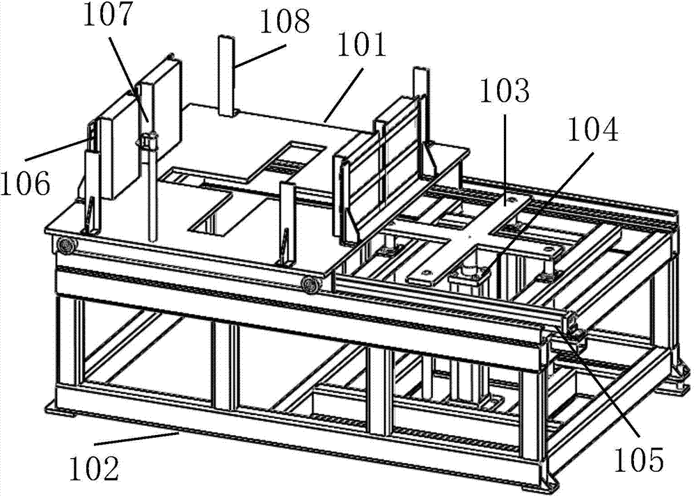 Sheet metal stamping automated production device