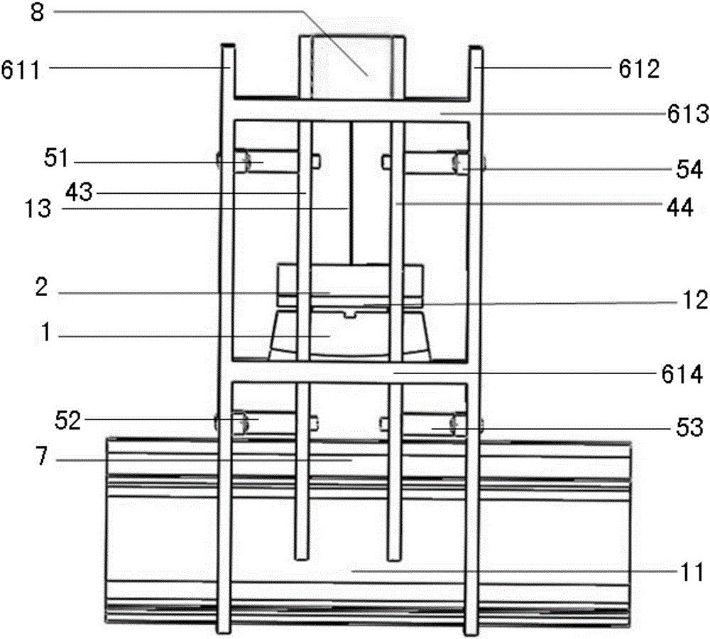 Portable tail vertical excitation device