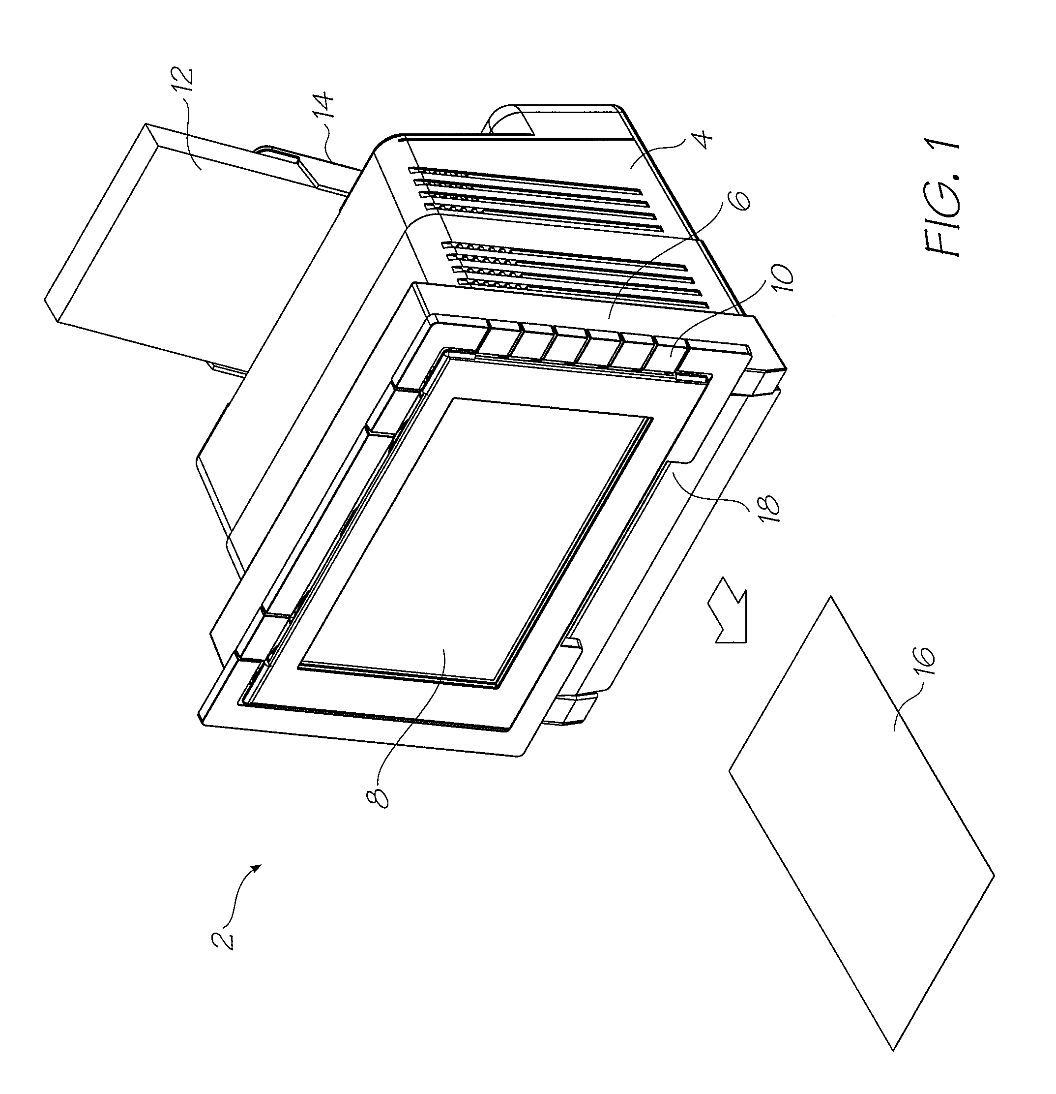 Printhead with non-priming cavities for pulse damping