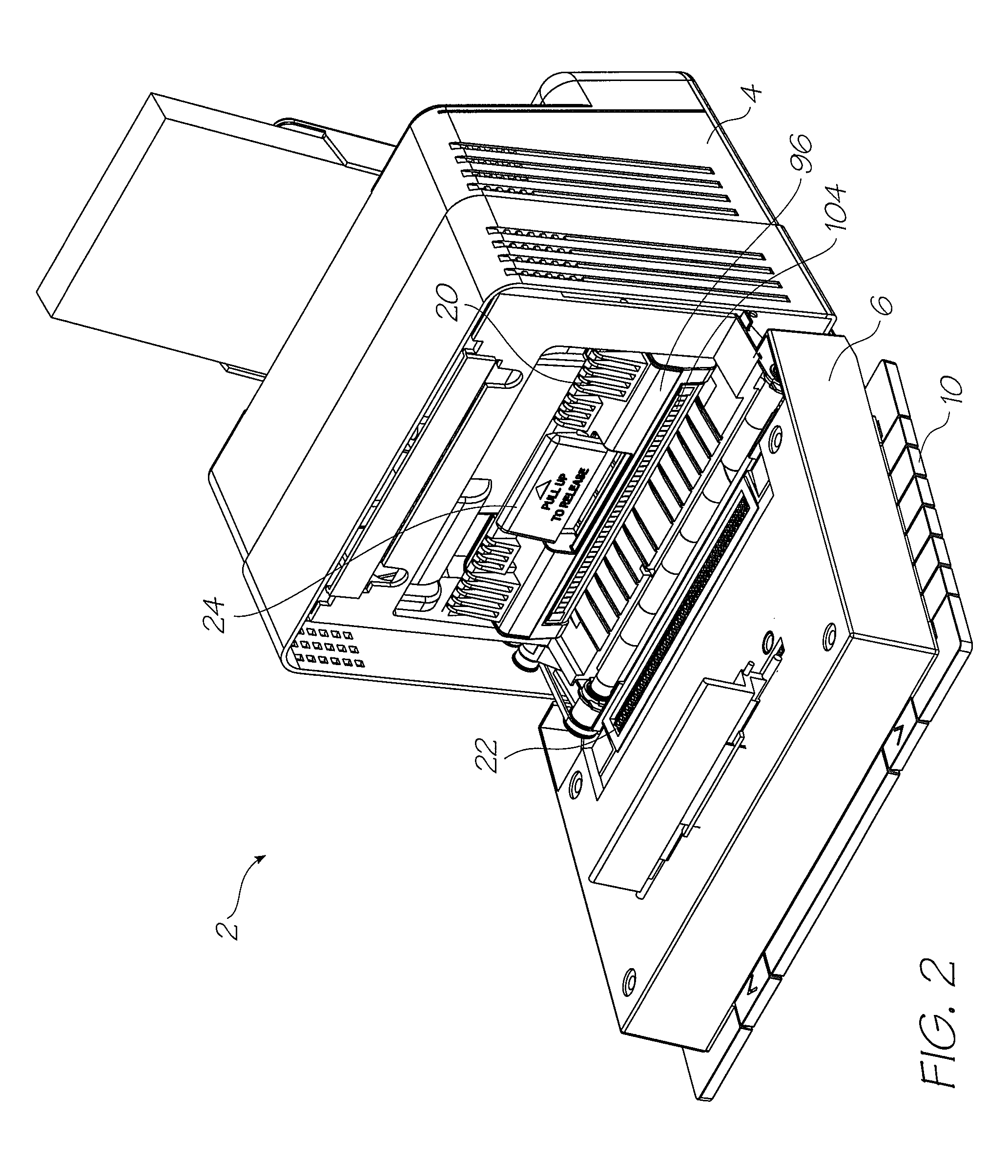 Printhead with non-priming cavities for pulse damping