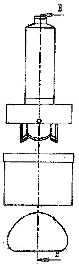 A cartoon molding mold for preparing pastry