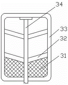 Reaction kettle device in cement mixing process