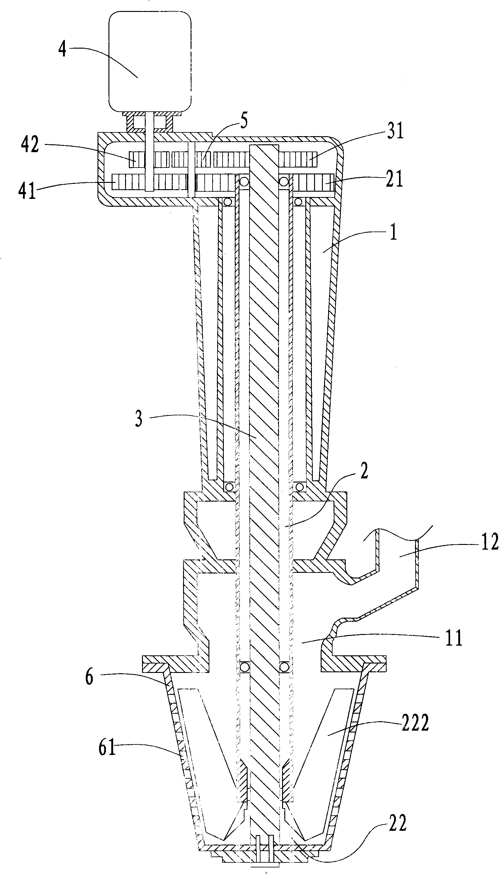 Tower type prilling apparatus
