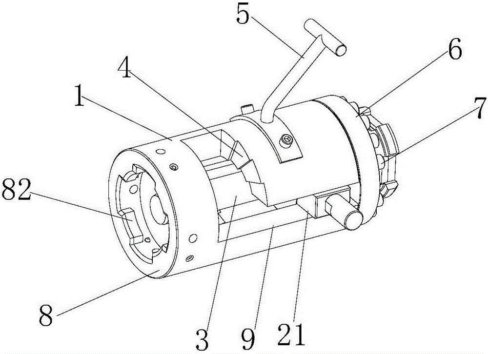 Linear valve switching position locking tool