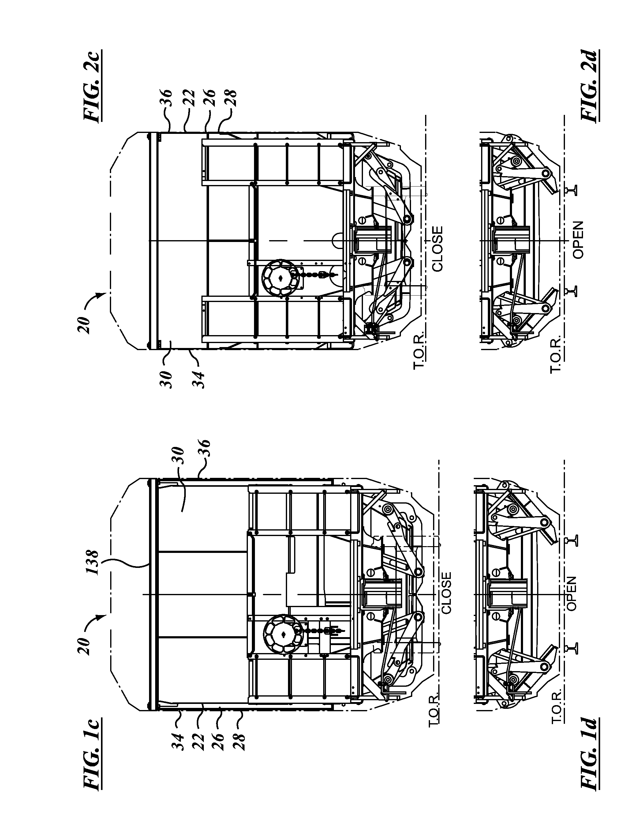 Railroad car and door mechanism therefor