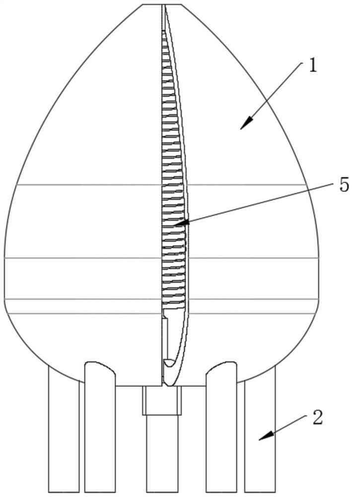 Peeling and cleaning integrated garlic peeler