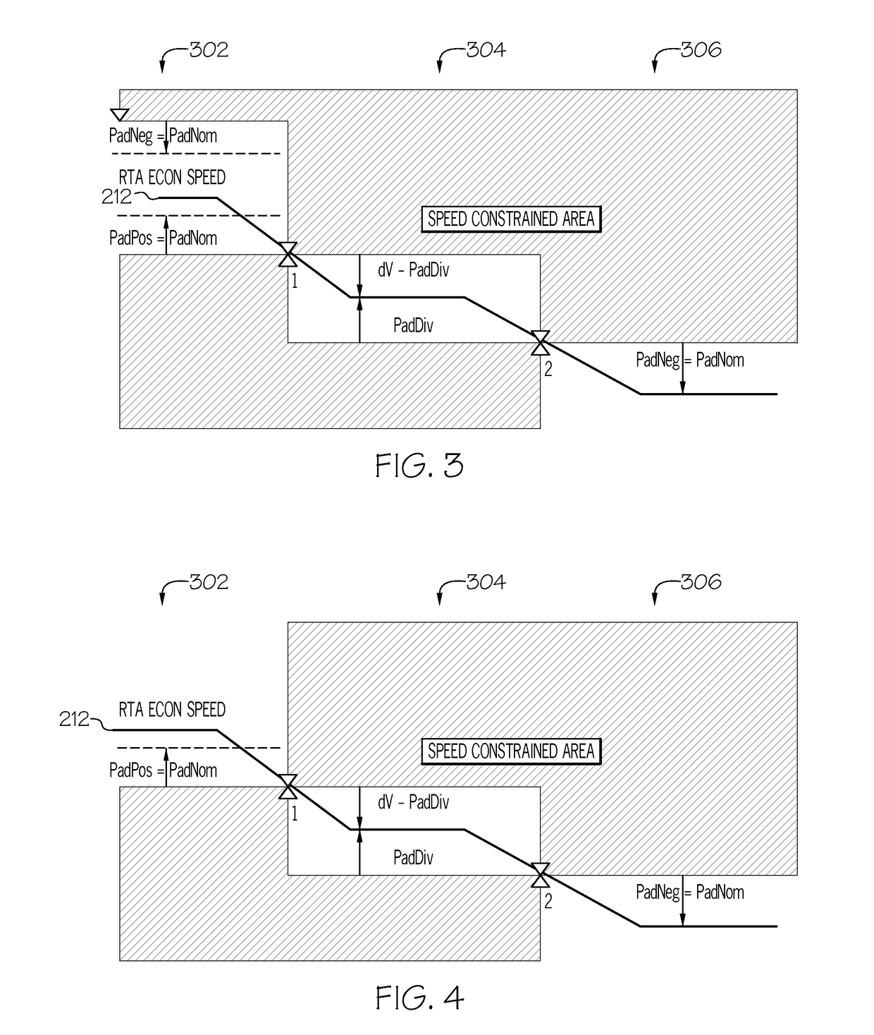 System and method for managing speed constraints during required time of arrival operations