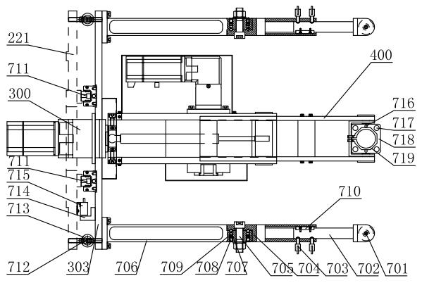 Tracking mechanism of five-axis steel tube intersecting line cutting machine