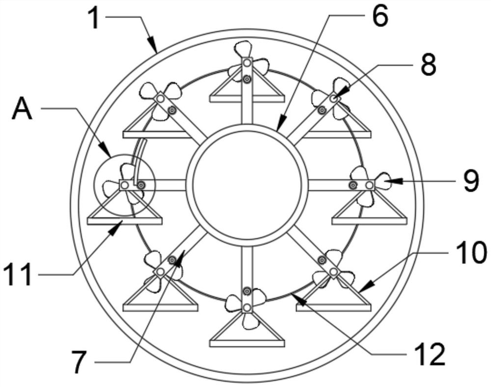 A baking device for moon cake processing