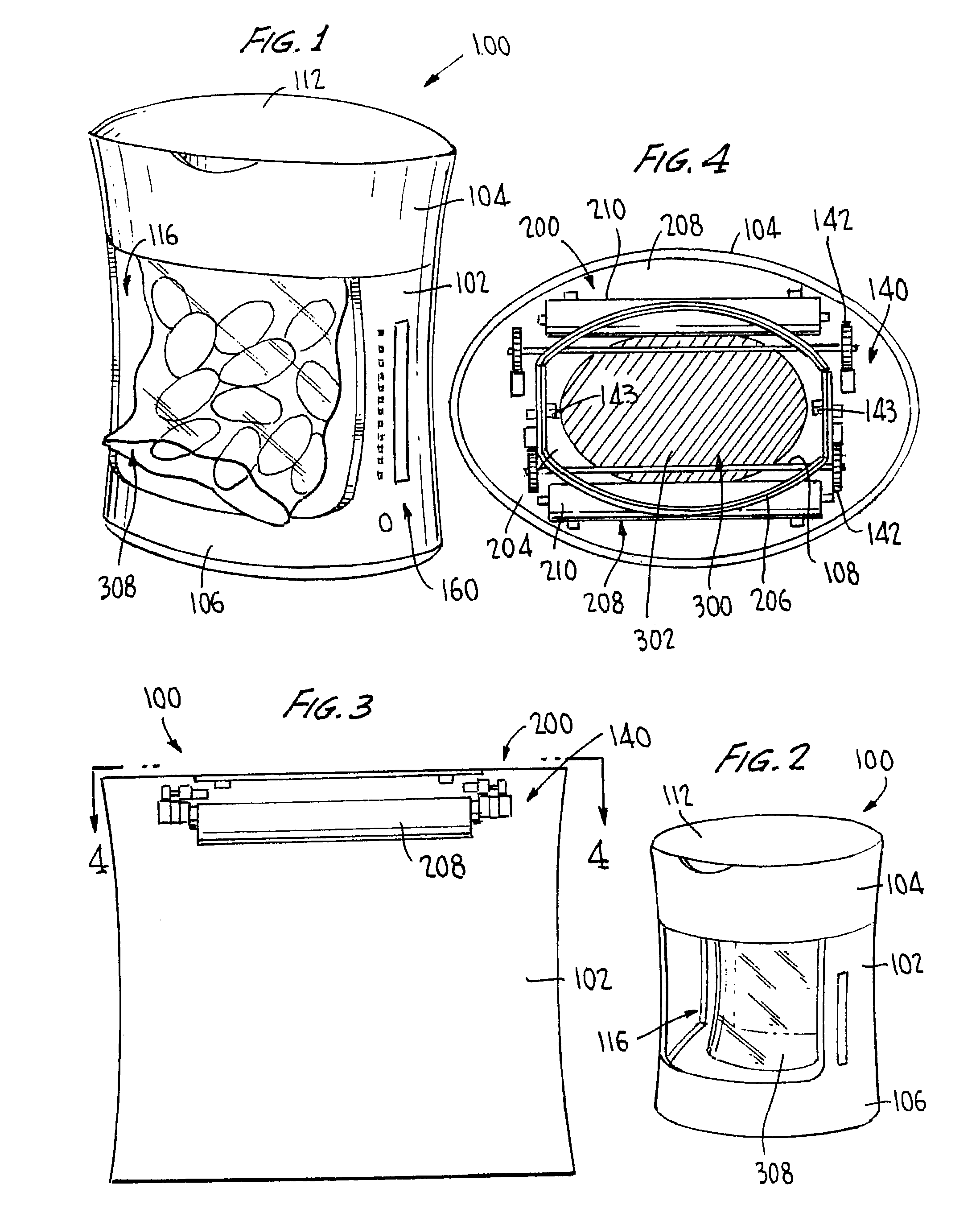 Vacuum sealer apparatus and a film cartridge for a vacuum sealer and a means of operating the vacuum sealer and the film cartridge