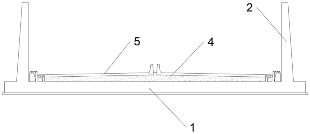 Open cut tunnel containing iron sand counterweight layer and construction method of open cut tunnel