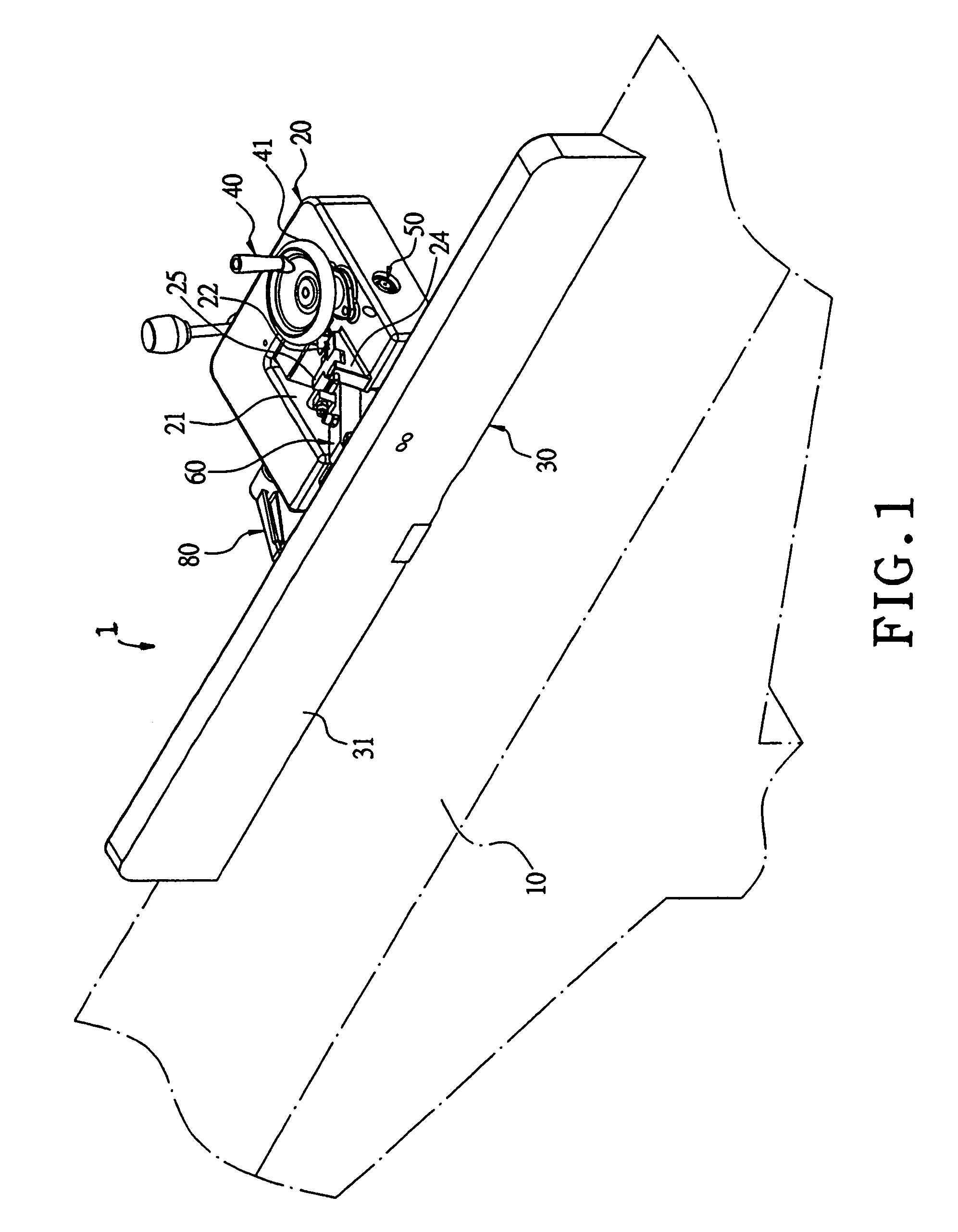 Micro-adjustment device for the angle stop plank of a planer