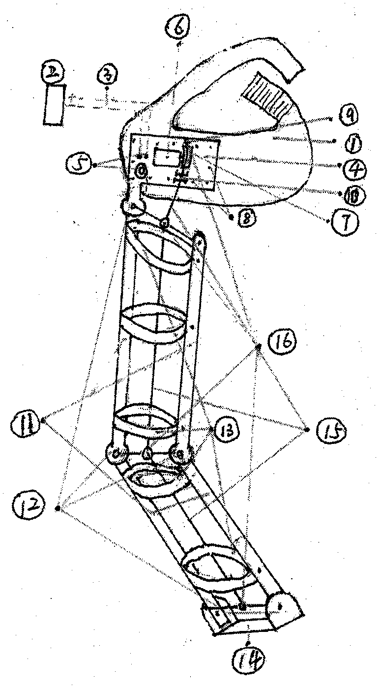 Digital-control electric walking assistance device