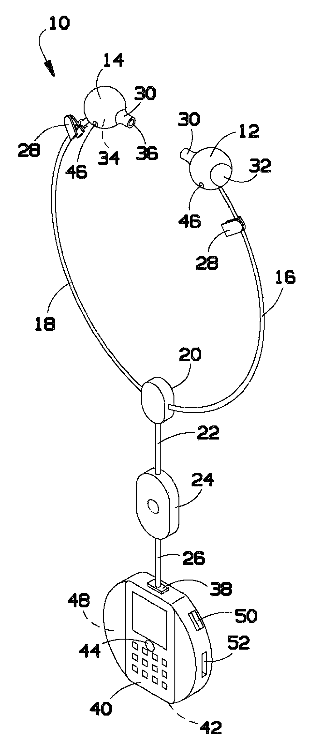 Ear ailment diagnostic device and method