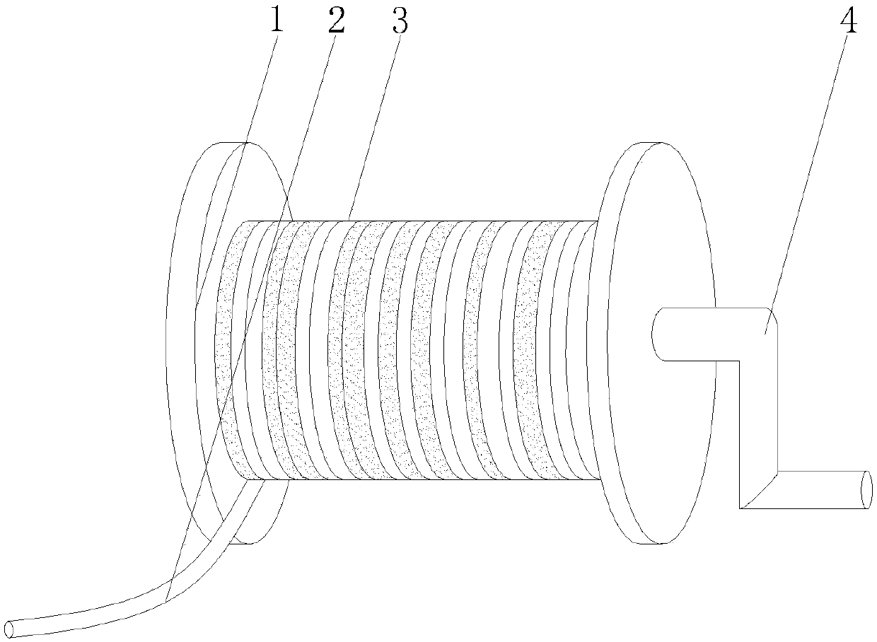 Five-core type cable with shielding function