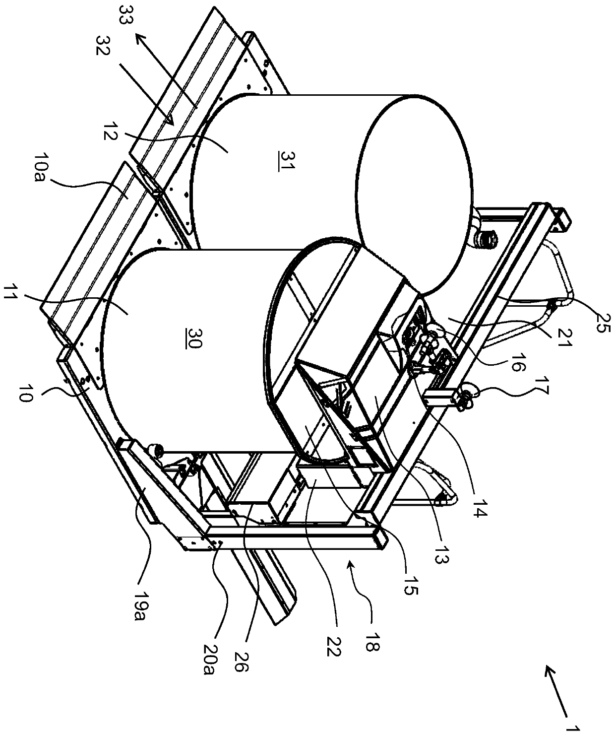 Equipment for filling cans with fiber strips