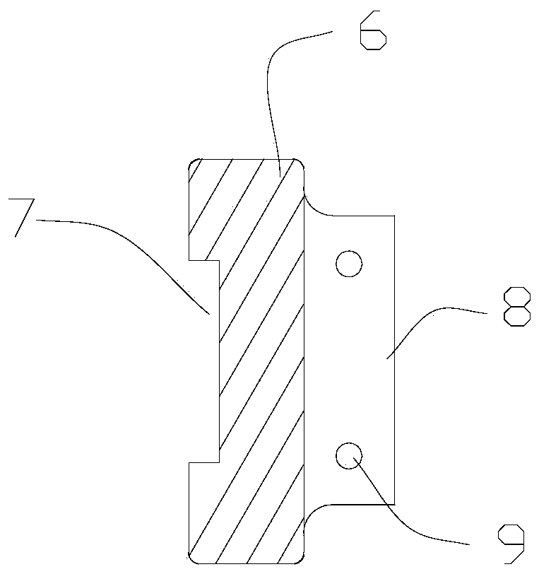 Extraction pipe butt joint structure