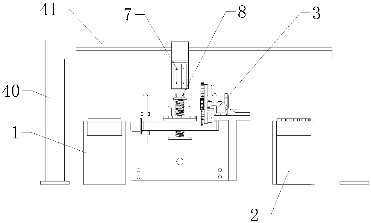Cutting and milling mechanism of automatic machining equipment of wire stripping blade and control method of cutting and milling mechanism