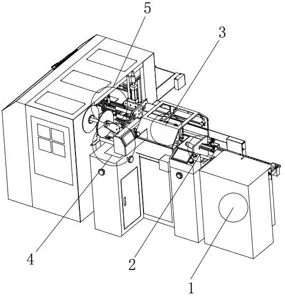 A sock labeling and bagging machine