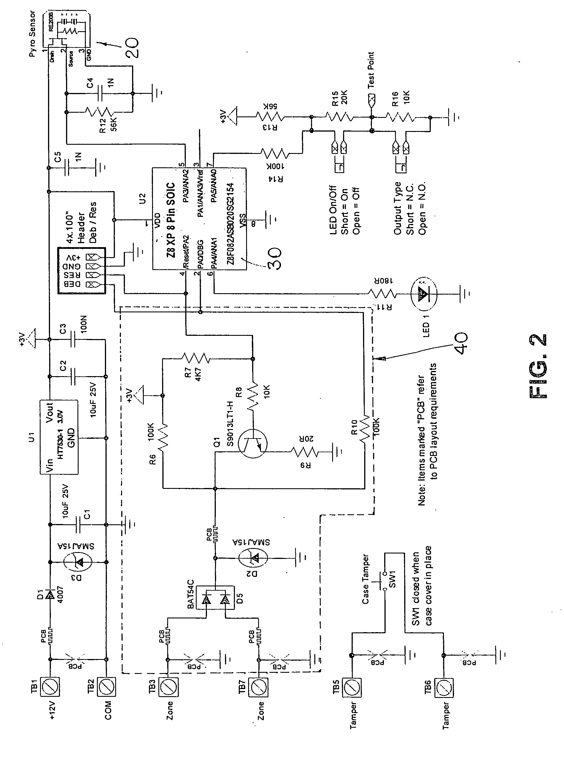 Process and system of energy signal detection