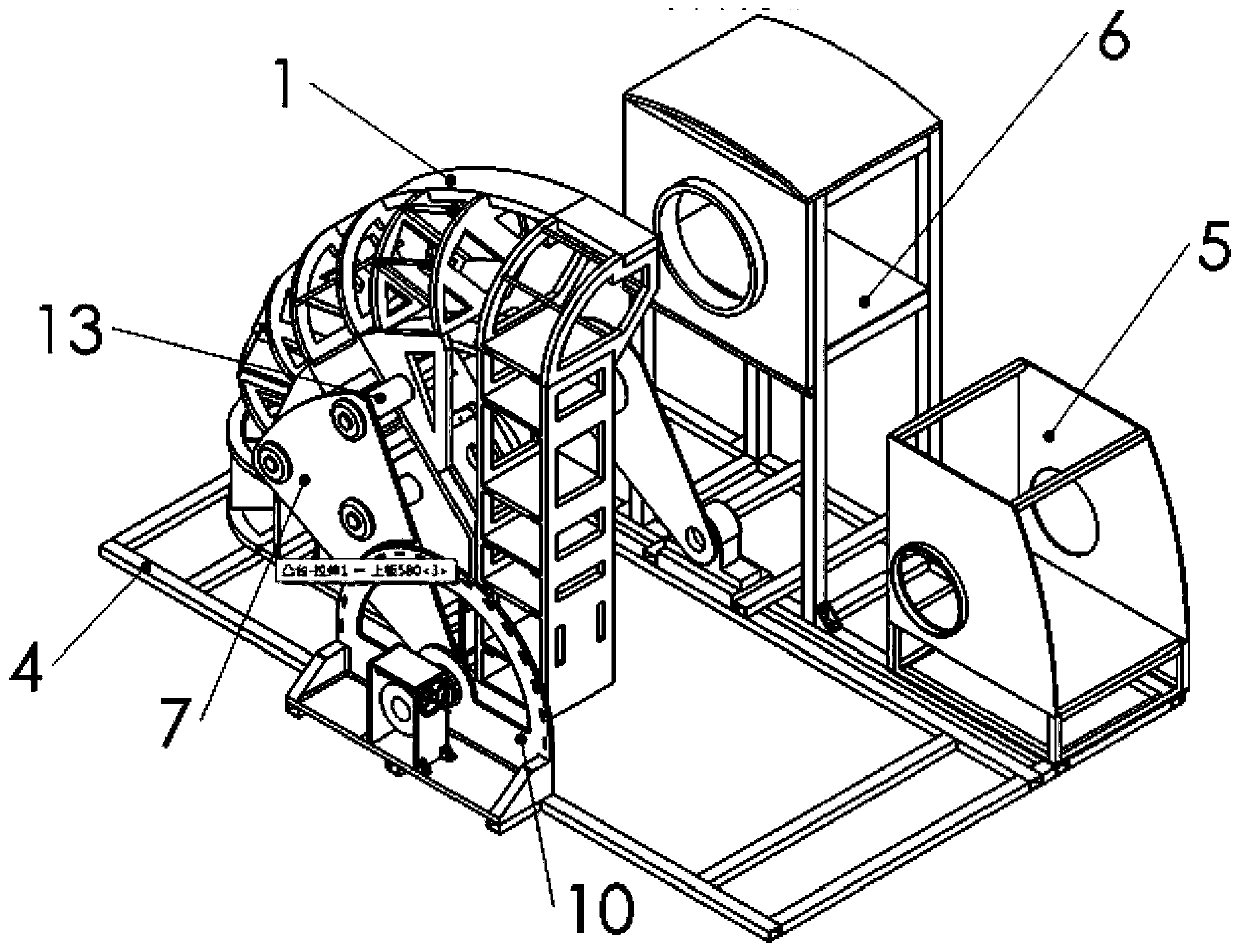 A simulation test bench for shield machine cutter head and its use method