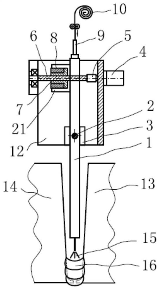 An ultra-narrow gap mag/mig welding two side wall fusion control device based on welding torch fan-shaped swing