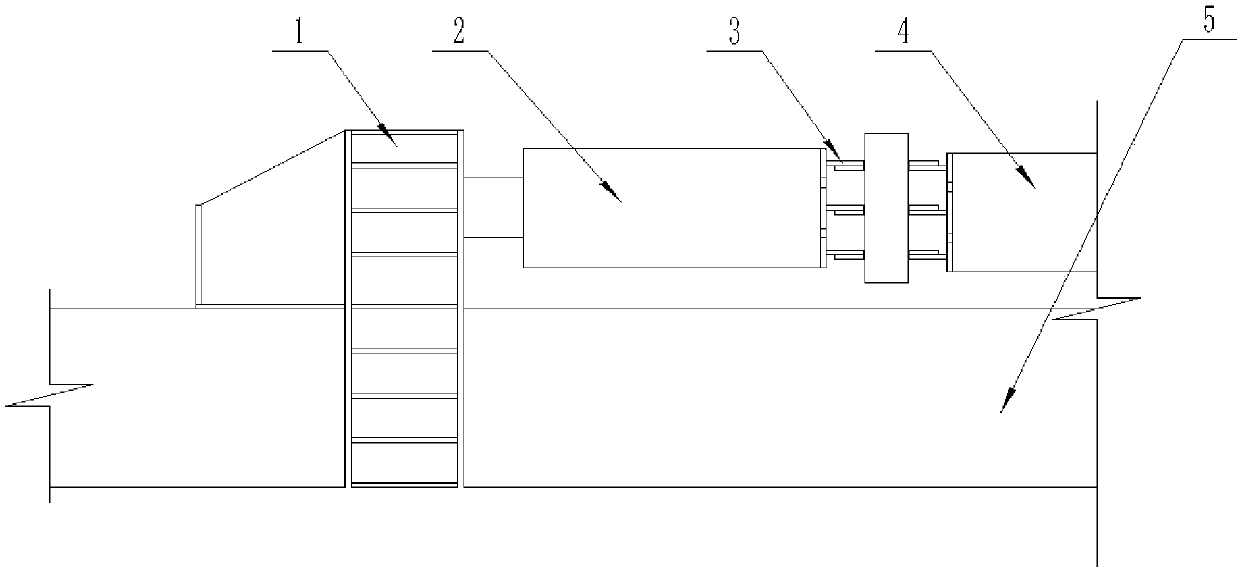 Power apparatus for integral rotation displacement of buildings and application method thereof