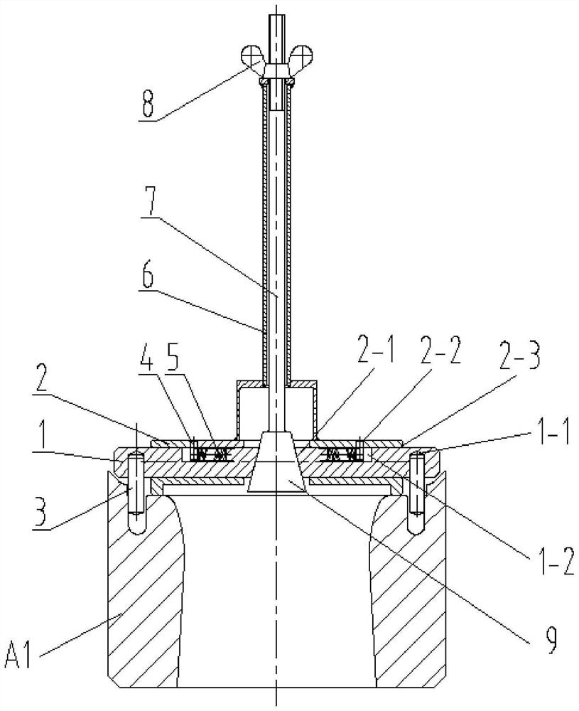 Narrow space ring groove inner diameter measuring device and use method thereof