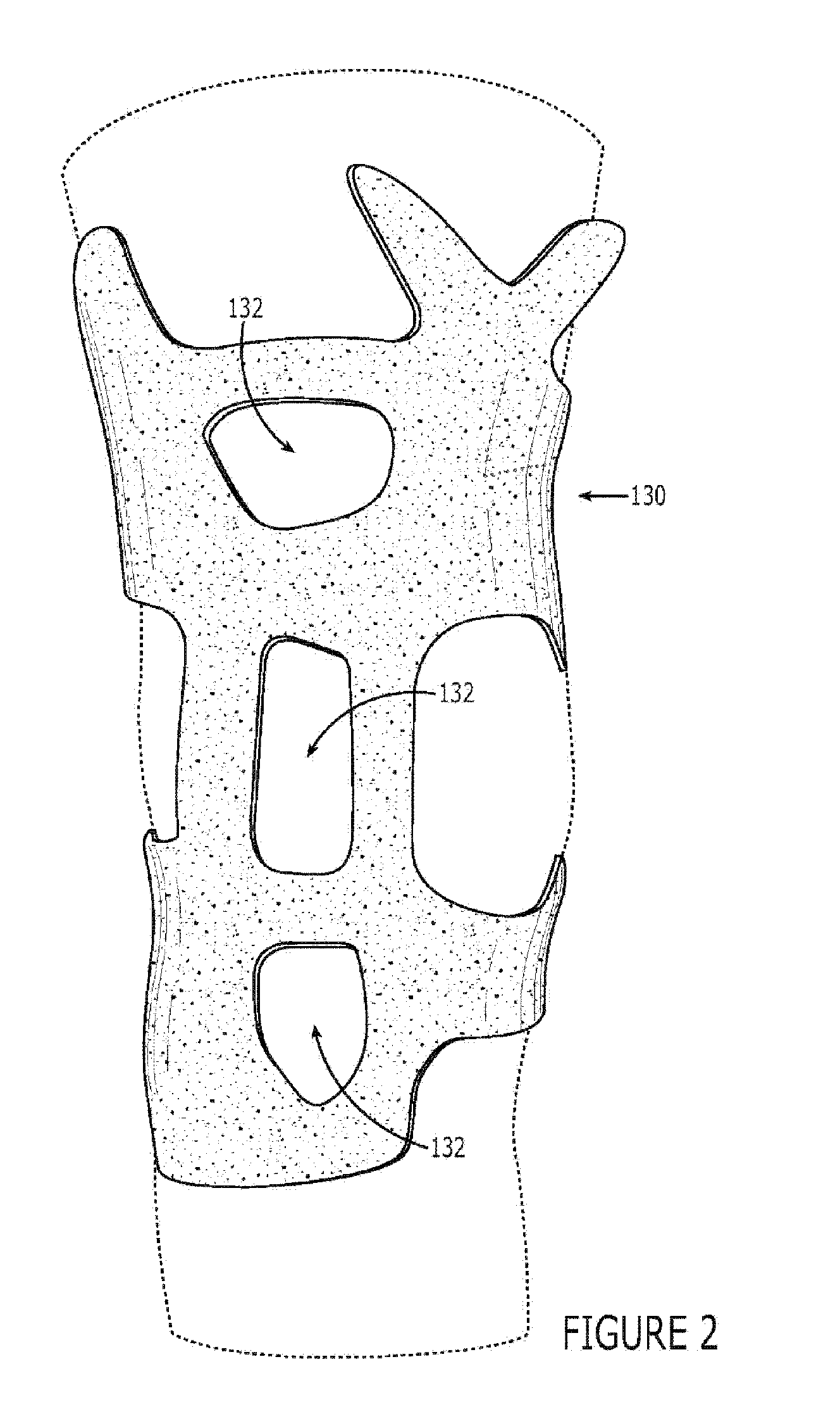 Support with removable pressure/alignment ring