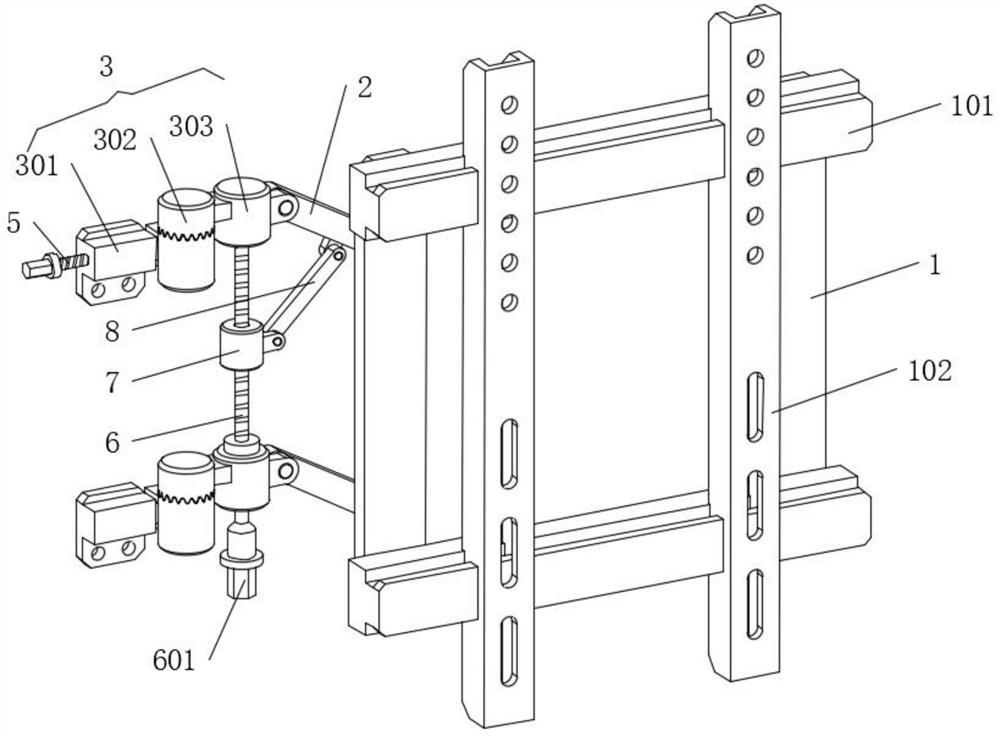 Folding wall mounted support