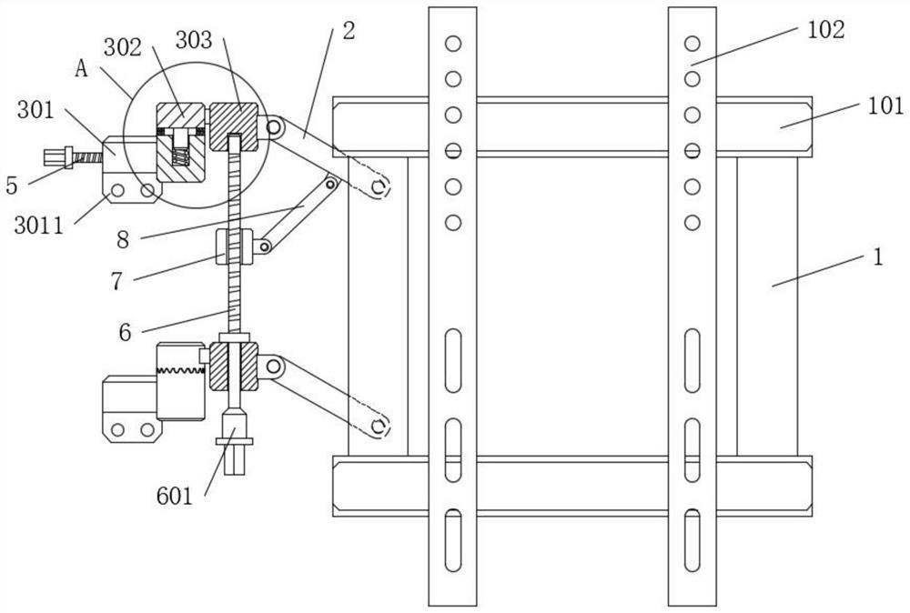 Folding wall mounted support