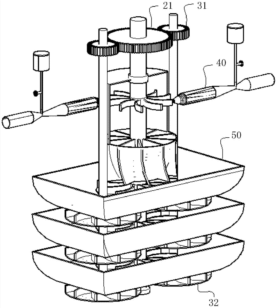 A multi-impeller mixed flow field slurry preconditioner driven by slurry pipeline pressure