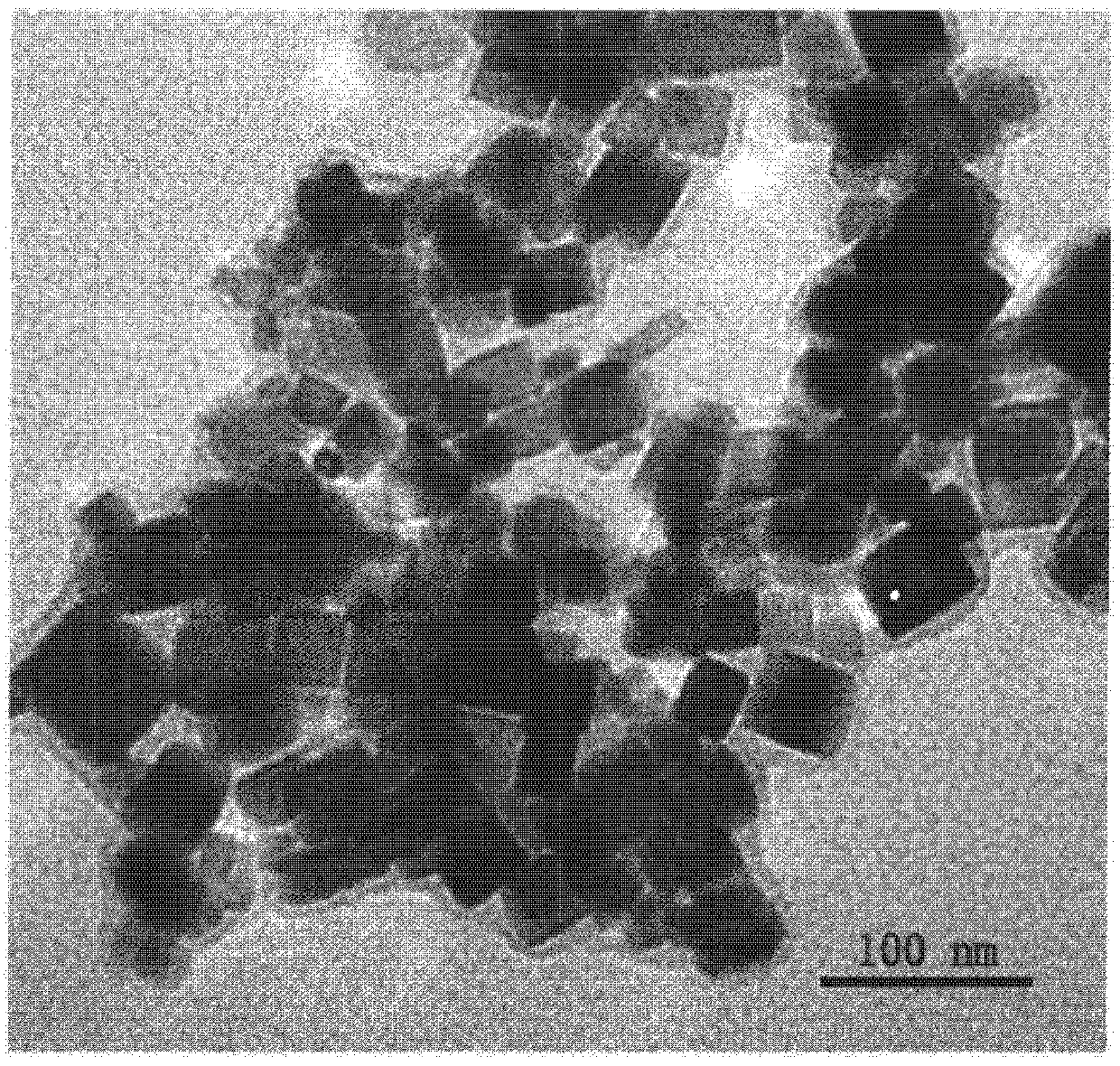 High-stability nano cerium oxide material for catalyzing and oxidizing ortho-xylene at low temperature and application thereof
