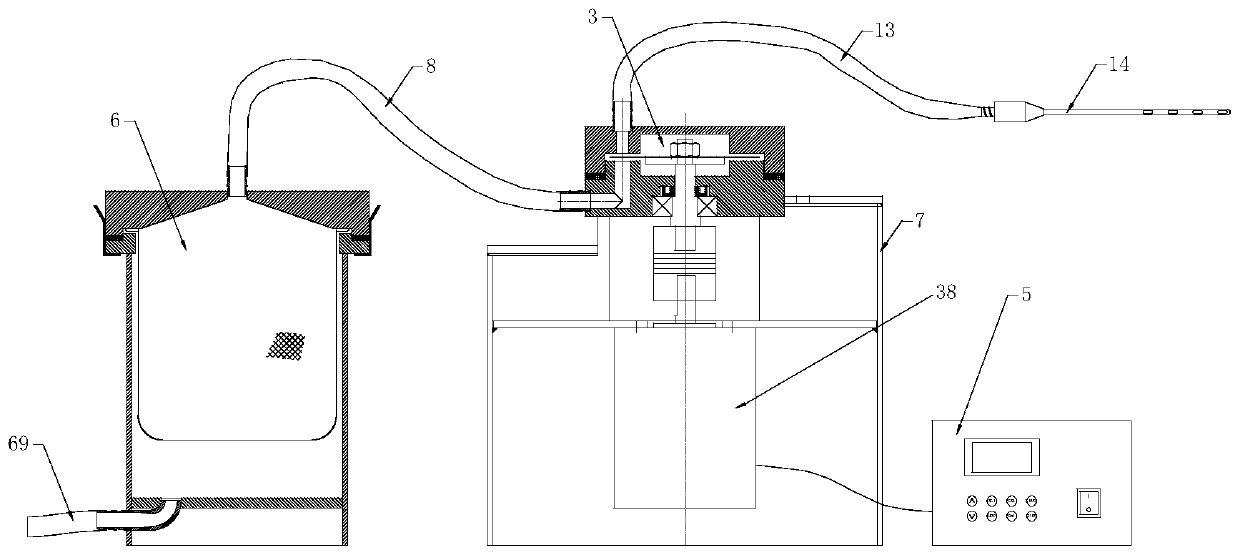 External fine pellet fat preparation all-in-one machine